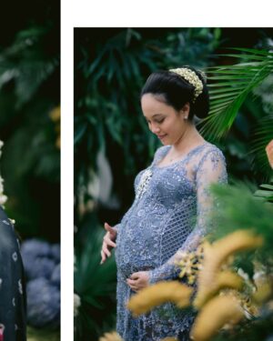 Anggika Bölsterli Instagram - Mitoni for our little one 💙