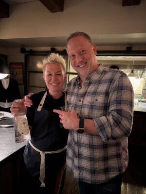 Anne Burrell Instagram - Great time eating @cheffalkner Mexican inspired dishes @sohohouse #onenightonlydinner by @thebillyharris bumped into some old friends including @chefanneburrell who made my night reminiscing about Brooklyn. Thanks Billy!!! #chefslife #realcooks