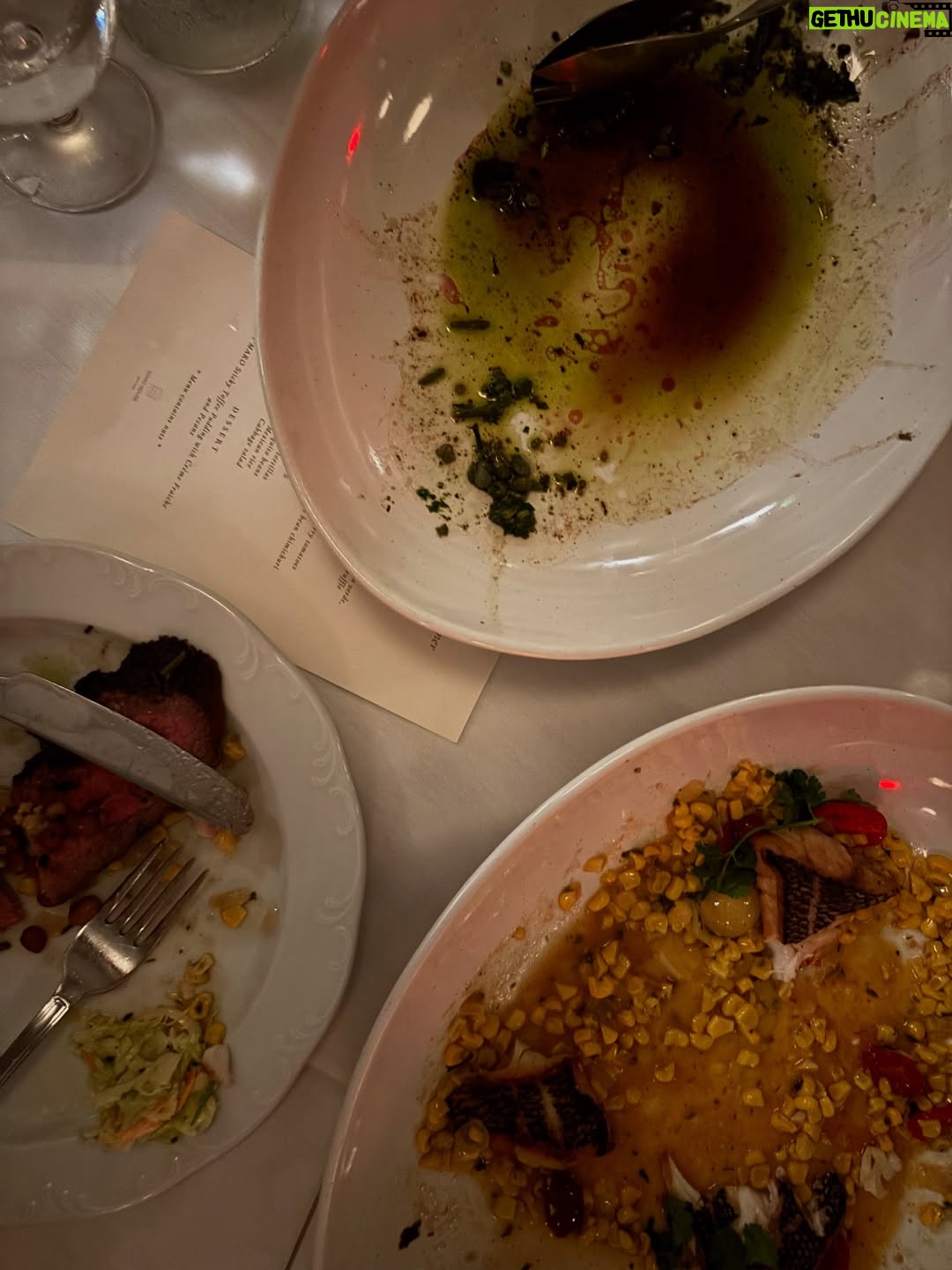 Anne Burrell - 13.2K Likes - A delicious and delightful evening last night @sohohouse for @cheffalkner ‘s “One Night Only” dinner. SUUUUUUPER yummy with a great group of people. Thank you Chef for the invite and deliciousness!! #theclaxtons #ilovewhatido #luckygirl