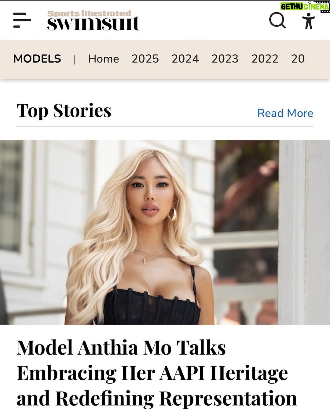 Anthia Mo - 159.1K Likes - Eek! @si_swimsuit 🥹🫣 dreams do come true ✨