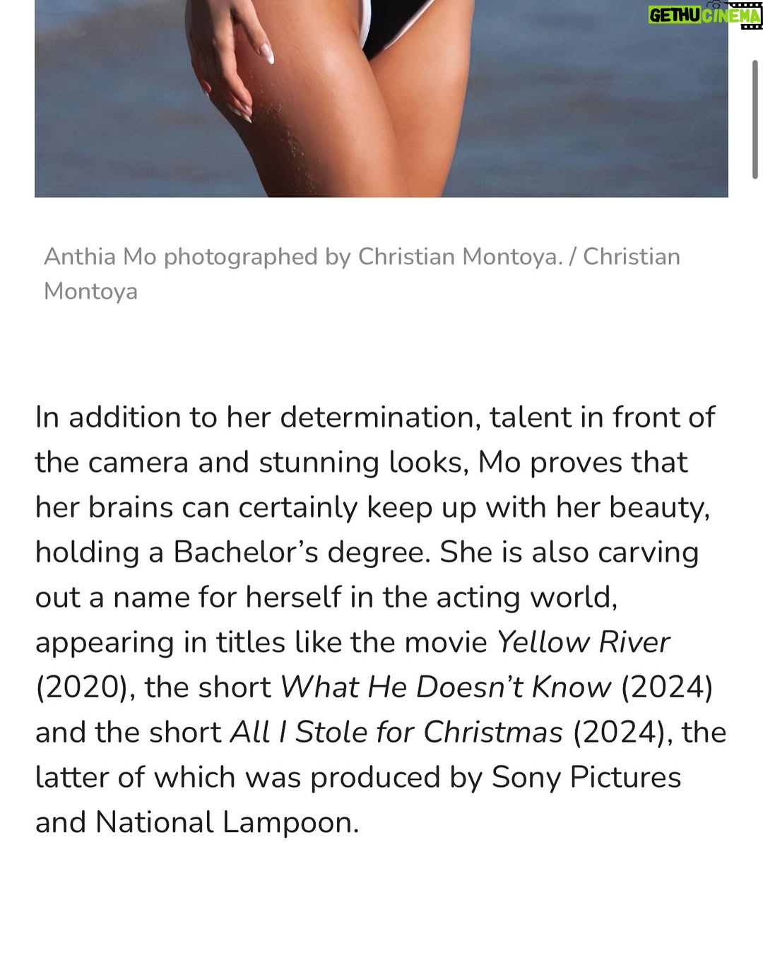 Anthia Mo - 159.1K Likes - Eek! @si_swimsuit 🥹🫣 dreams do come true ✨