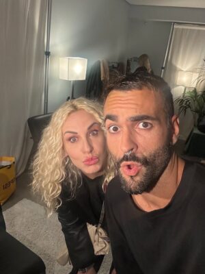 Antonella Clerici Instagram - Quanto sei bravo, talentuoso , bello, simpatico ❤️ ti adoro @mengonimarcoofficial concerto fantastico⭐️