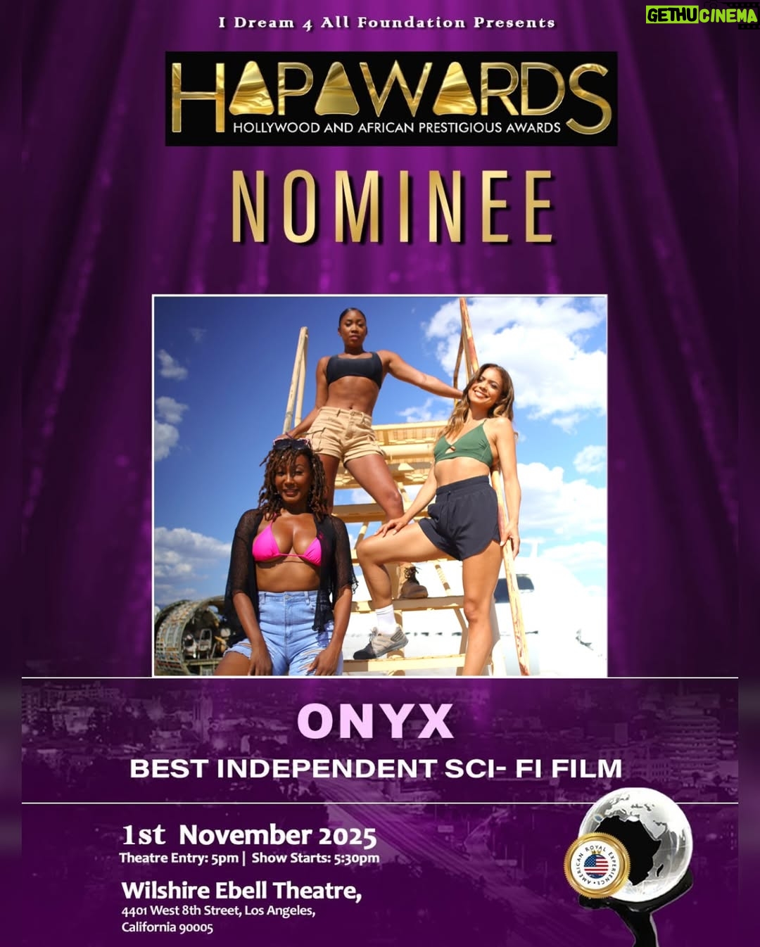 Ariane Nicole Andrew - 185 Likes - Such an honor to be nominated! Thank you, @hapawards for recognizing our film. 🥹🙏🏾

S/O to the producers, cast, & crew of ONYX

________
#Tanjareen #Onyx #OnyxMovie #HAPA #hapawards #hapawards2025
