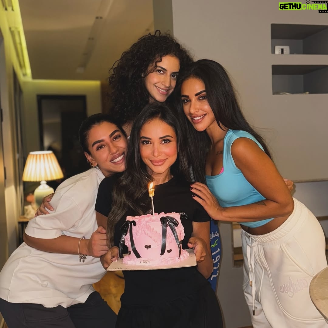 Aya Samaha - 98.4K Likes - Some bonds are written before we’re even born ours is one of them 💖
You’ve been with me through every version of my life and no matter what changed you were always there steady warm and full of love
Happy birthday to you my baby and my forever piece of home🫂🏡 🌸👯‍♀️

و شكرا انك الذ اخت في العالم 👊