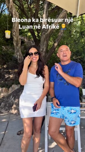 Bleona Instagram - Bleona ka birësuar një Luan në Afrikë 🤦‍♂️ #blendifevziu #albania #visitalbania #kepmerli