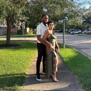 Brittney Bee Starr Williams Instagram - Just want to say thank you for all the love the comments , my friends, my family ☺️☺️ I’m still in shock ❤️❤️💍💍 #engaged  shop @eleven22_online