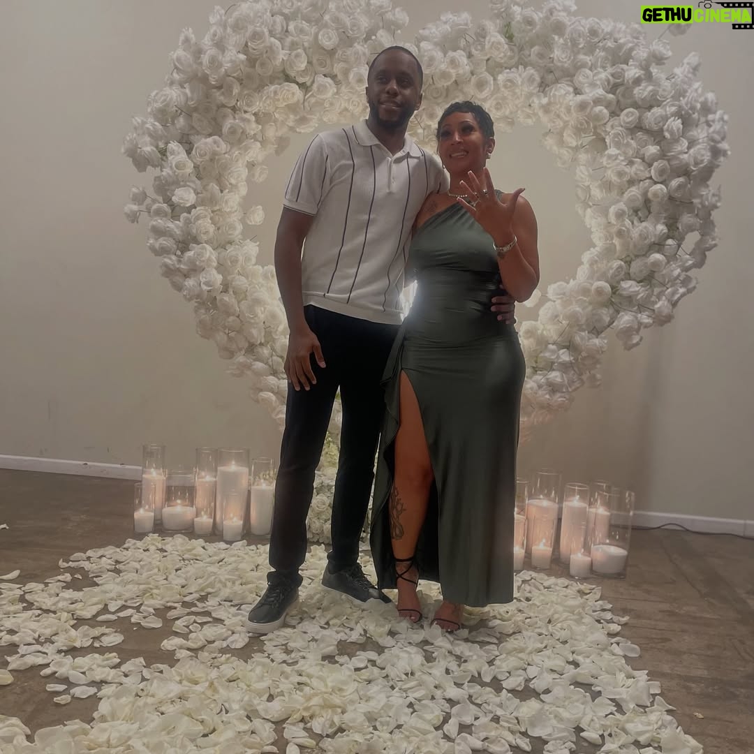 Brittney Bee Starr Williams - 10K Likes - Just want to say thank you for all the love the comments , my friends, my family ☺️☺️ I’m still in shock ❤️❤️💍💍 #engaged  shop @eleven22_online