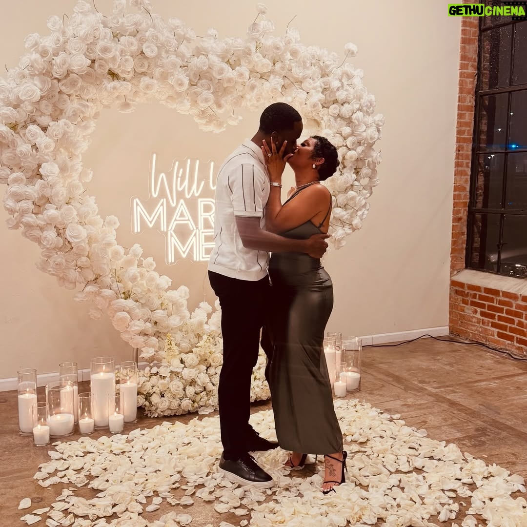 Brittney Bee Starr Williams - 10K Likes - Just want to say thank you for all the love the comments , my friends, my family ☺️☺️ I’m still in shock ❤️❤️💍💍 #engaged  shop @eleven22_online