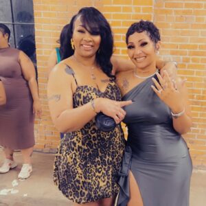 Brittney Bee Starr Williams Instagram - Just want to say thank you for all the love the comments , my friends, my family ☺️☺️ I’m still in shock ❤️❤️💍💍 #engaged  shop @eleven22_online