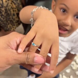 Brittney Bee Starr Williams Instagram - Just want to say thank you for all the love the comments , my friends, my family ☺️☺️ I’m still in shock ❤️❤️💍💍 #engaged  shop @eleven22_online