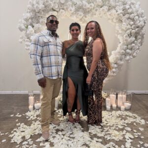 Brittney Bee Starr Williams Instagram - Just want to say thank you for all the love the comments , my friends, my family ☺️☺️ I’m still in shock ❤️❤️💍💍 #engaged  shop @eleven22_online