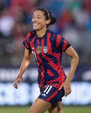 Christen Press Instagram - 🇺🇸 155 Appearances
🥅 64 Goals
⚽️ 43 Assists
🏆 2x @fifawomensworldcup Champion
✨ 1 Iconic Career

Christen Press has announced her retirement from professional soccer following the conclusion of @weareangelcity’s 2025 season.