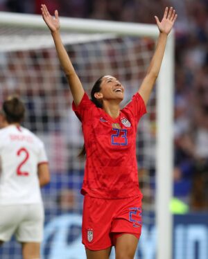 Christen Press Instagram - 🇺🇸 155 Appearances
🥅 64 Goals
⚽️ 43 Assists
🏆 2x @fifawomensworldcup Champion
✨ 1 Iconic Career

Christen Press has announced her retirement from professional soccer following the conclusion of @weareangelcity’s 2025 season.