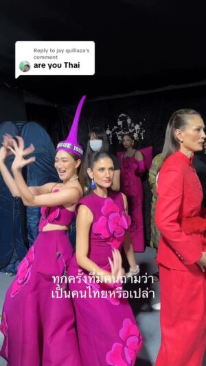 Cindy Sirinya Bishop Instagram - Made in Thailand kaaaa 🇹🇭🙏🏻😉 

#proudtobethai #madeinthailand