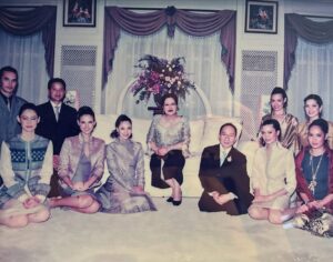 Cindy Sirinya Bishop Instagram - It has been the honor of my lifetime to have served Her Majesty Queen Sirikit, The Queen Mother — a woman of unparalleled grace, vision, and devotion to her people. 

Her Majesty’s love for Thai silk not only revived a treasured national art form but also restored livelihoods, pride, and purpose to thousands of Thai families across the country. In 1976, she established the SUPPORT Foundation to provide supplementary occupations for farmers facing unstable incomes due to changing rainfall and climate conditions. By encouraging traditional craftsmanship and local wisdom, she  helped transform humble village weaving into a globally celebrated craft ~ instilling hope in communities that continue to thrive to this day.

One of my fondest memories was modeling the exquisite creations of Thailand’s top designers for Her Majesty’s fashion showcases. I’ll never forget walking the runway outdoors, where the very villagers who wove the silk I was wearing watched with pride and delight. It was a beautiful full-circle moment to witness their craftsmanship being celebrated on a stage that honored them in return.

Her Majesty’s elegance, compassion, and radiant smile touched the hearts of everyone who had the privilege to be in her presence. Her legacy continues to shine in every thread of Thai silk — a symbol of artistry, resilience, and love for our people and culture. 💙

#QueenSirikit #ThaiSilk #LegacyOfLove #ThaiCraftsmanship #PrideOfThailand #CulturalHeritage