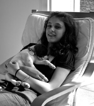 Claire Pommet Instagram - 21.03.10 - 10.07.25 
mon premier amour de chien. 
floppy 💔