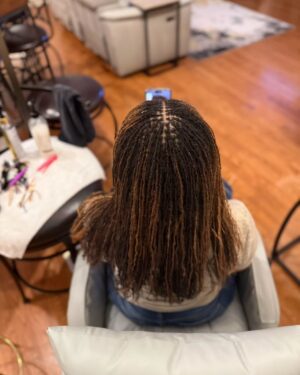 Demetria McKinney Instagram - #HelloItsMe again 😆 Back for another #retie of my #sisterlocs… but this time with a lil #twist — or actually, without one 😂

The first pic is from last month’s session — I’m still a #braidandband #baddie 😉 so the #braidout is usually my end result (and I love it for the fullness and versatility 👏🏾).

BUT this time, Chan went ahead and stretched my #locs after the retie and baby… it felt like a whole silk press 😍🔥 Like I had a 24in #bustdown!!! Lemme quit!😆 

Sometimes you don’t realize how much your #hair has grown until you SEE it — I was sittin’ there like a cartoon character with my eyes poppin’ out 😆😂

Whatcha think?

@myrevair