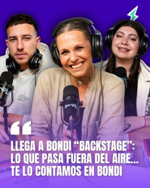 Denise Dumas Instagram - 🚨✨ ESTE LUNES BONDI ESTRENA BACKSTAGE ✨🚨

📅 De LUNES A VIERNES a las 19 hs en Bondi
🎤 Con Denise Dumas, Martín Salwe y Cande Mazzone

👉 Te mostramos todo el detrás de cámara de SQP y LAM, con reacciones en vivo, juegos e interacción con la audiencia.

📺 Miranos en nuestro canal oficial de YouTube: Bondi 🚍💨