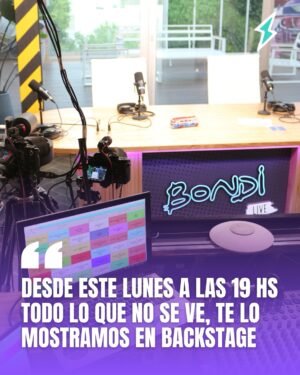 Denise Dumas Instagram - 🚨✨ ESTE LUNES BONDI ESTRENA BACKSTAGE ✨🚨

📅 De LUNES A VIERNES a las 19 hs en Bondi
🎤 Con Denise Dumas, Martín Salwe y Cande Mazzone

👉 Te mostramos todo el detrás de cámara de SQP y LAM, con reacciones en vivo, juegos e interacción con la audiencia.

📺 Miranos en nuestro canal oficial de YouTube: Bondi 🚍💨