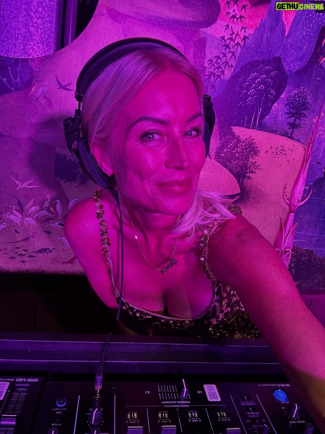Denise Van Outen - 9.1K Likes - To celebrate my album launch for ‘A Bit Of Me’ we had a private soirée @chottomattemcr 
The venue is AMAZING!
Food 🍣 & cocktails 🍸 are to die for.
We were lucky enough to have a private viewing of the restaurant, terrace & bar area before it opened to the public.
I helped in the kitchen for fun with @jordansclare and jumped on the decks 🎧 
Thank you so much @kurtzdesar 

My dress is @nadinemerabi 
Shoes @christianlouboutin 
Photography @stephenfarrell1975 📸event organiser & agent  @reformationmanagement (thank you 🫶🏼)
#chottomatte #manchester