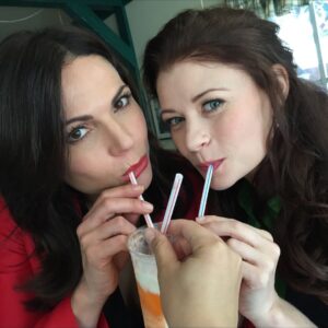 Emilie de Ravin Instagram - Happy Birthday beautiful!!! Love ya @lanaparrilla 
(And we must share another whatever kind of orange (?) looking milkshake (?) this is again soon! 😝) this was at “Granny’s Diner” I think no?! 
❤️💋❤️💋❤️💋❤️💋❤️💋❤️💋❤️💋❤️💋