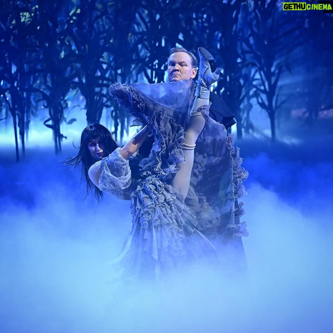 Emma Slater - 46.8K Likes - Andy and Emma blessed us with a classic #HalloweenNight Paso Doble that was a symphony for our ears and masterpiece for our eyes 😈🙏 #DWTS