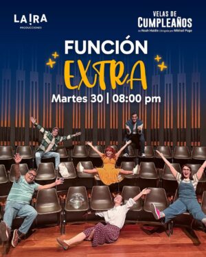 Érika Villalobos Instagram - 🚨✨ ¡Alerta, alerta! ¡Por que tú lo pediste! 
Nueva función de Velas de Cumpleaños este martes 30 de septiembre 🎂🎭

🎟️ Entradas ya disponibles en @joinnus
Corre que vuelan… 🏃‍♀️💨

🔥 Esta sí que es la última: nos despedimos hasta una próxima oportunidad. 🎂