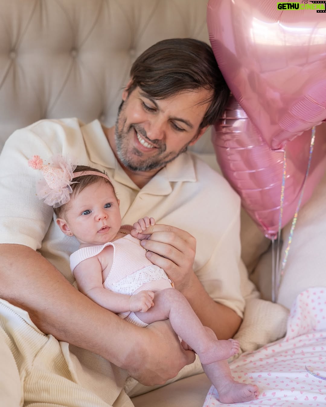 Eugenia Lemos - 71.3K Likes - 1 mes del amor más puro 💞

Foto 1, 2 y 3 : Alegra ama los globos 🎈🤭
Foto 4 y 5 : siempre brazos de Mami y Papi 💖
Foto 7: quiero hablar 🤭
Foto 8: Tetita y Mami 💞
Foto 9: siestita con Papi🩵
Foto 10: quede 😴 de tanto celebrar
Foto 12: si 🤭 soy muy hambrienta 🤭
Foto 13: soy muy curiosa 🤭 me gusta levantar la cabecita para ver todo 🤭

P/D: Alegra nos tiene perdidamente enamorados, los días están llenos de ruiditos tiernos y olor a felicidad. Gracias hijita por permitirnos conocer este amor inmenso 🥹

Feliz primer mes de vida 🥹💖 
Te Amamos

🎈 mis globitos bellos @rbm_productions