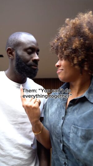 Fleur East Instagram - Them: you can’t do everything together
Us: 

Every couple does all of these things together right? Maybe the last one was a little too far! What do you think? 😂

-

-

-
#marriage #couples