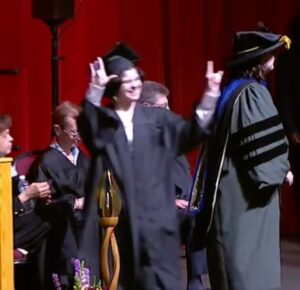 Gabriella Pizzolo Instagram - a tassel and a hassle walked into a bar and left Summa Cum Laude with a Bachelor’s degree, aka: a life-changing experience I will never forget and a permanent place in my heart for the class of 2025!!