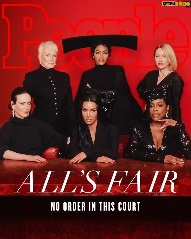 Glenn Close - 38.8K Likes - Want to know what it looks like when women really support other women? 

We got a glimpse when we interviewed the stars of #RyanMurphy’s new legal drama, #AllsFair: #KimKardashian, #GlennClose, #NiecyNashBetts, #NaomiWatts, #SarahPaulson and #TeyanaTaylor. ✨ 

Read the digital cover story — where they talk everything from mentorship to merkins — at the link in our bio.

📸: @gregswalesart 
📹: @ericlongden
Set design: @theninjaatelier