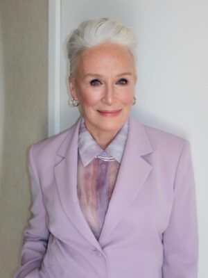 Glenn Close Instagram - All glammed up for a day of press and the LA premiere of ALL'S FAIR. 

@carolinaherrera 
@lafayette148ny 
Stylist: @highheelprncess 
Hair: @marcusrfrancis 
Makeup: @benjaminpuckey 
@allsfaironhulu 
@disneyplus