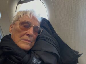 Glenn Close Instagram - Leaping down to Madrid for two days on LA BOLLA NEGRA written and directed by LOS JAVIS. Pip hasn't kept up with his Spanish so he's back in Berlin.