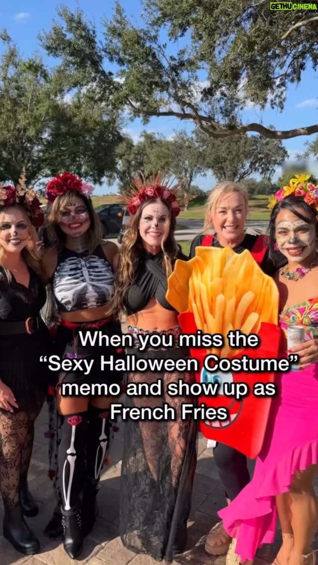 Jamie Otis - 6.4K Likes - If you’re a bag of fries in a room full of beautiful goddesses this Halloween, just remember you’re a beautiful goddess too-you just might be a bit more fried than the others!😜☠️🤣

Can ya tell which one of us has twin babies at home?😆…have you ever heard of the phrase “get your pink back” by Lindsey Gurk? 

When a flamingo has a baby, it loses some of its pink … but eventually it will get its pink back. 🦩 

Lindsey has this amazing message of “get your pink back” where (from what I understand) mamas focus on self care to get their pink back.

I’m not entirely sure what it’s about, but seeing this pic of me - the bag of fries 🍟 next to beautiful goddess mamas - I’m wanting to get my pink back!🙏🤪😅

And don’t you think for one second I’m not so, so thankful to have my four precious babies taking all my pink. They’re all so loved and they know it - deeply.🙏🙏🙏

But that doesn’t mean there can’t be two truths - I wanna get some of me back while still loving & caring for my babies endlessly!💯👏💗

Anyway - I died laughing when my friend @tiffameeeee sent me this pic of all of us! It’s just so funny!😆🤣