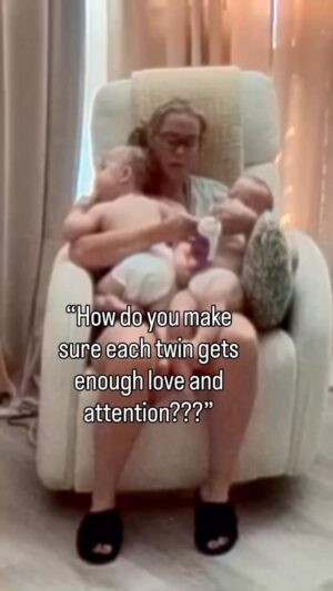 Jamie Otis Instagram - I really believe babies feel calm and loved just by being close to their mama.🙏 People always ask how I show the twins they’re EACH loved—and honestly, I just hold them. I don’t think they need solo 1-on-1 dates yet.🤷🏼‍♀️ I truly believe they feel my love, even side-by-side.💗

It’s not always easy though. As they get bigger, they push and hit to get more of me🤪—so I’m teaching them gentleness and reminding them: love isn’t a competition.

In our house, when *one Hehner wins, we all win.*🙌 We don’t compete with each other. We help each other, we love each other.💯

People laugh and say, “Good luck—boys fight!” Maybe they’re right😅 but I’m not just accepting “boys will be boys.” I want them to grow up knowing their brothers (and big sissy!) are their best friends, not their rivals.

I’ve also never raised more one boy before, so tell me—do your boys fight nonstop? Do you step in or let them work it out?

I’m just trying to nurture love over competition from the start. Because I don’t ever want my kids to feel they have to be better than each other—I want them to be proud of each other & truly be happy for each other’s wins, not jealous.🥹💗

Ok, mom rant over😜 but if you’ve got tips… I’m all ears!👂💕

Also, if you’re reading this far - sorry for the blurry video. I’ve yet to get enough time to set up my camera for a nice clean video so you get my nursery cam video😆