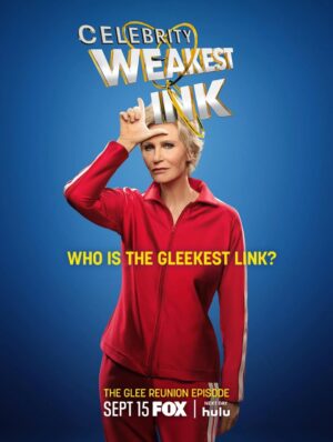 Jane Lynch Instagram - Tonight! Monday - Premier! Celebrity Weakest Link - GLEE EDITION @foxtv !