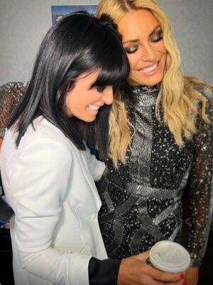 Janette Manrara Instagram - So sad to see the news that @claudiawinkle and @tessdaly have announced they’re stepping down as @bbcstrictly hosts. Working with them over the past 12 years has been so much fun, and they have always been extremely supportive and incredible to be around. Watching them has been immensely inspiring for me. I’m going to say the same as @aljazskorjanec here, as he put it in such beautiful words, Sir Bruce would have been so proud of how beautifully they have carried on his legacy 🙏🏼
They’ll always be part of the Strictly family. #keepdancing ladies! Thank you for the iconic memories! 💃🏻🪩