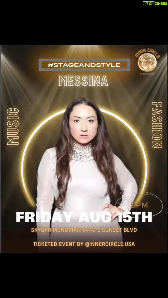 Jennifer Messina - 2.2K Likes - PERFORMING this Friday @skybarla with @innercircle.usa 
RSVP link in bio. ♥️
@mondrianlosangeles 
#newmusic #innercircle #live