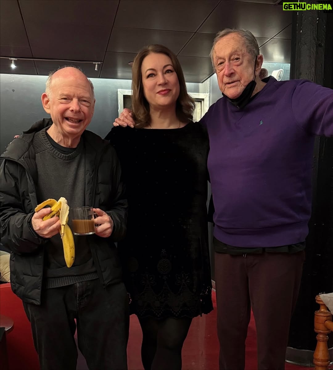 Jennifer Tilly - 43.5K Likes - Went to see a reading of Wallace Shawn’s wonderful new play, “Moth Days” directed by Andre Gregory. Was so happy to reunite with these two legends of the theater. 🎭