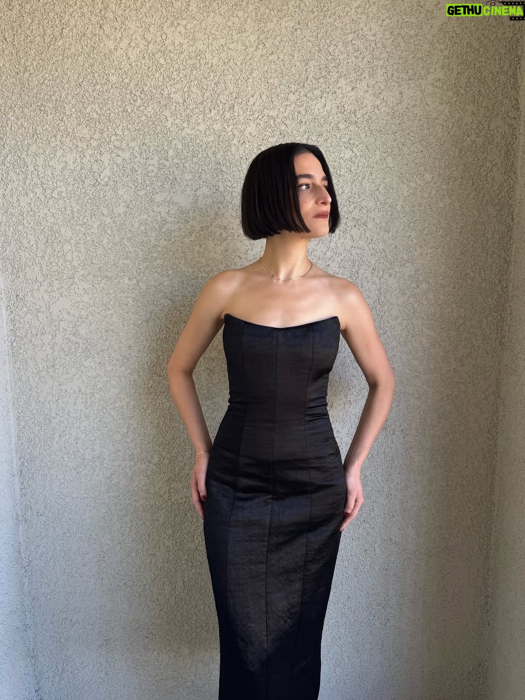 Jenny Slate - 19.4K Likes - This person ate buffalo chicken fingers last night, (and drank canned cosmos and watched Father of the Bride Part 2 with @gabeliedman and @dannyzomps) and then woke up today to proudly receive Newport Film Festival’s Artist of Distinction award, and I’m not sure I’ve had a more satisfactory weekend in quite a while. Thank you so much for recognizing my work in Dying for Sex, and thank you to Gabe and Daniel for going in the hot tub with me at 7:48 this morning

Hair: @hollymillshair 
Makeup: @kirinstagram 
Stying: @msjordanjohnson 
Dress: @markarian_nyc
