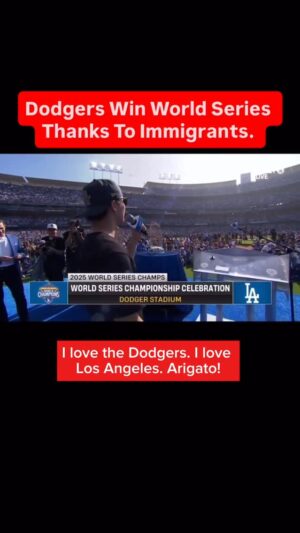 Jessica Yellin Instagram - While the Trump administration seems intent on deporting anyone who speaks with an accent, the World Series winning LA Dodgers tell a different story. It’s immigrants who led the team to victory.
We’re talking about Yoshinobu Yamamoto, a 27-year-old pitcher for the Dodgers who is here from Japan. He is one of three Japanese superstars on the team alongside Shohei Ohtani and Roki Sasaki. Yamamoto achieved what the team’s president of baseball operations called “the greatest accomplishment I’ve ever seen on a major-league baseball field.” 

Then there’s Miguel Rojas, a shortstop who hit the crucial home run when they were trailing the Blue Jays 4-3 in the ninth inning. Rojas, a longtime Dodgers veteran who’s beloved in the clubhouse and by fans, later made another game-saving play, injuring himself in the process. Did I mention he’s from Venezuela? All this is fitting since Los Angeles is known as the “City of Immigrants,” and the Dodgers are more proof that immigrants make us winners.  You can read more about these two superstars in today’s Substack. Type NNN to get a link to read it.