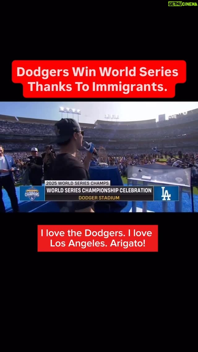 Jessica Yellin - 10.1K Likes - While the Trump administration seems intent on deporting anyone who speaks with an accent, the World Series winning LA Dodgers tell a different story. It’s immigrants who led the team to victory.
We’re talking about Yoshinobu Yamamoto, a 27-year-old pitcher for the Dodgers who is here from Japan. He is one of three Japanese superstars on the team alongside Shohei Ohtani and Roki Sasaki. Yamamoto achieved what the team’s president of baseball operations called “the greatest accomplishment I’ve ever seen on a major-league baseball field.” 

Then there’s Miguel Rojas, a shortstop who hit the crucial home run when they were trailing the Blue Jays 4-3 in the ninth inning. Rojas, a longtime Dodgers veteran who’s beloved in the clubhouse and by fans, later made another game-saving play, injuring himself in the process. Did I mention he’s from Venezuela? All this is fitting since Los Angeles is known as the “City of Immigrants,” and the Dodgers are more proof that immigrants make us winners.  You can read more about these two superstars in today’s Substack. Type NNN to get a link to read it.