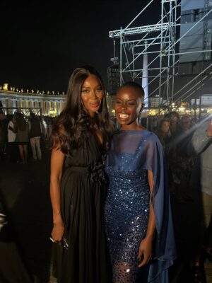 Joy Sunday Instagram - Skipped the rest of NYFW so I could...have the night of my life at the Vatican 🇮🇹

Thank you to @pharrell and all the performers of Grace for the World for a beautiful, marvelous night. I’ve never been better at fighting back tears***

Can’t believe I was in the presence of so many childhood idols at once. From Andrea Bocelli, singer of the first song I ever fell in love with, to Jennifer Hudson, dueting with him (😵‍💫), to chatting with #thee diva @naomi 

And so much reverence and gratitude for the honorable Graça Machel, who stood on the stage and called for a Free Palestine, Free Congo, and Free Sudan. 

I was seated behind her for the show, and before the concert started, her friends kept reassuring her, “you’re going to be fine! It’s going to be okay.” I thought maybe she might just have stage fright. To know in that moment she was bracing herself for I’m sure felt like an immense feat is humbling. Grace for the world means every act of bravery we can muster, and Machel was exemplary. 

*** I eventually melted. Andrea and Jennifer, how could you not?!

Thank you to @theledecompany for including me as an esteemed guest! 🩵🩵

styling: @itsmedarrylg wearing @prabalgurung 
hair: @sachamass