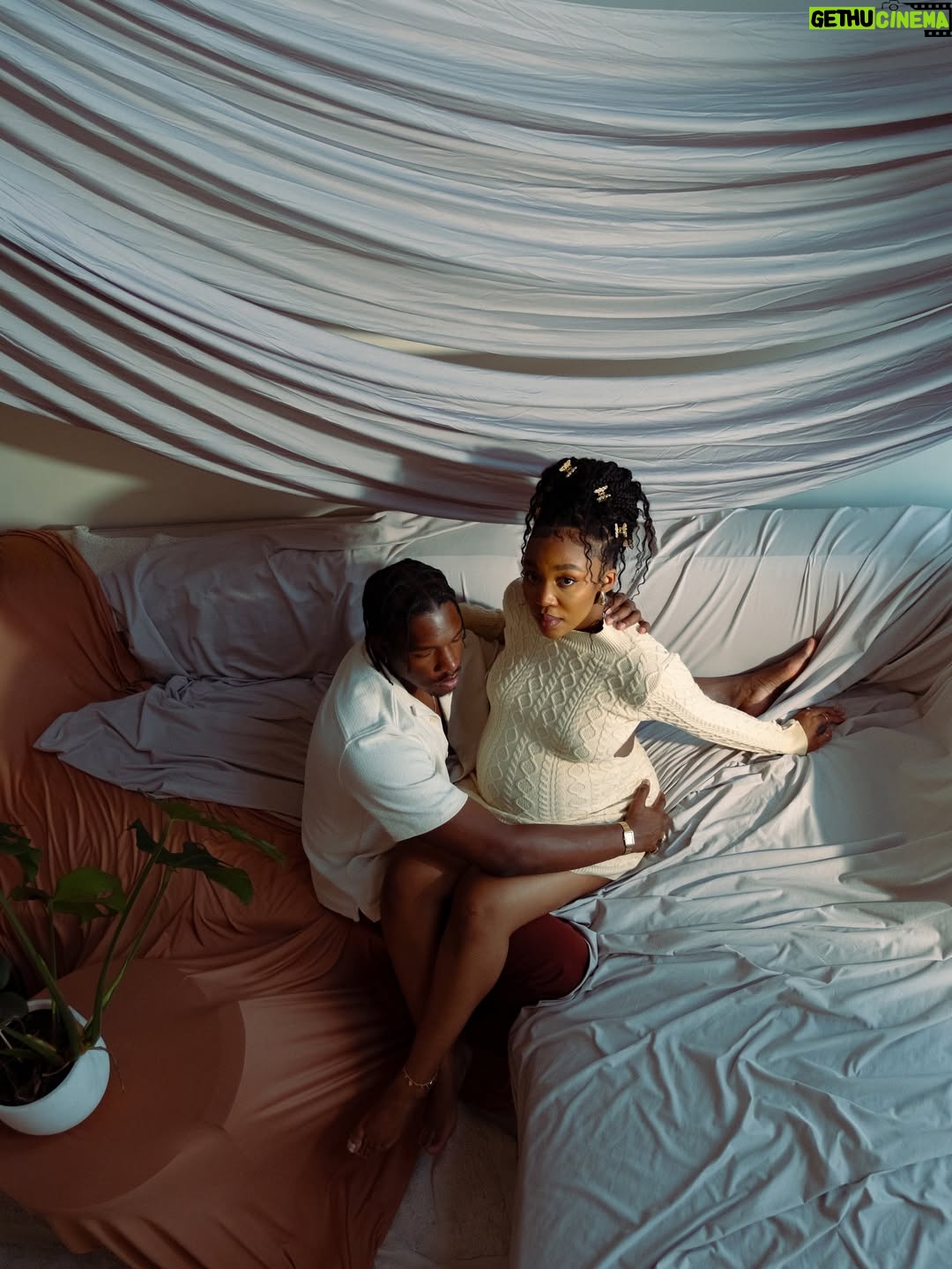 Khosi Ngema - 757.9K Likes - God is Love. 
We are blessed forever.
Can’t wait for our new adventure!🩵🥹🐻

Photographed by @kungfu_kobe