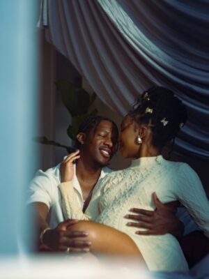 Khosi Ngema Instagram - God is Love. 
We are blessed forever.
Can’t wait for our new adventure!🩵🥹🐻

Photographed by @kungfu_kobe