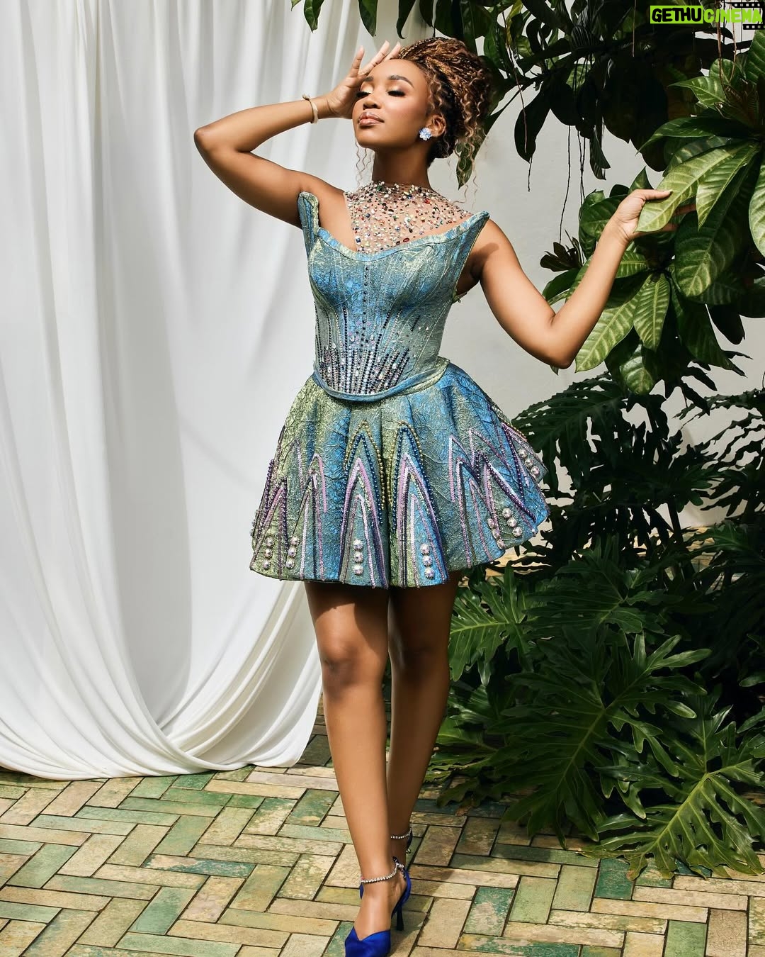 Khosi Ngema - 149K Likes - Super grateful and absolutely humbled by your reception of MEET THE KHUMALOS!🥹❤️‍🔥
Thank you all for streaming and streaming again in some cases haha! Sending all my love back at you!🥰

Dress by: @sistas_felas 
Styled by: @leroy_koopman 
Makeup by: @diva_cadach
