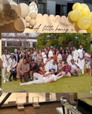 Khosi Ngema Instagram - Blessed with the sweetest tribe🥹
THANK YOU beloved💛🐝

Life is surreal lately🥹… 
Sending you all my love!

Captured by @empirestudiojhb
