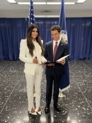 Kimberly Guilfoyle Instagram - Today, under the leadership of President Donald J. Trump, I was sworn in as the first woman to serve as U.S. Ambassador to the Hellenic Republic.

It is the honor of a lifetime to represent the American people and strengthen the unbreakable bonds of friendship, freedom, and shared values between the United States and Greece. 🇺🇸🇬🇷