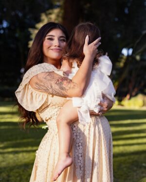Kirstin Maldonado Instagram - “Not a million soldiers could take you from me
My loves ❤️”

Happy Mother’s Day, mamas! Life is feeling so beautiful with my family 🥹 Nothing I wouldn’t do for my Elliana and Theo. I love love love being your mommy ❤️ the love is indescribable but when I held Elliana in the hospital I just couldn’t stop crying from the love and sometimes that still happens w both now hahaha