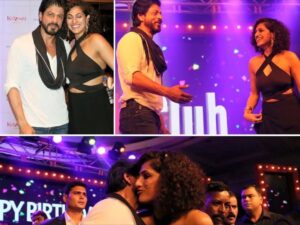 Kubbra Sait Instagram - September 26, 2011.
The day I met the one and only Shah Rukh Khan @iamsrk the loveliest, grandest, most irreplaceable man.

When he walked into the room, it felt like the air changed. Ya it was lighter than before. Everyone men and women alike was completed awe struck. He smiled, he listened, he helped, he radiated grace. My heart nearly stopped when he helped me move some heavy chairs… and thankfully, a kind stranger captured those moments forever.

It was my first time meeting the Shah Rukh Khan. For every dreamer, he’s the ultimate playbook. I remember being spellbound by his presence, lost in his charisma every second of that evening. Just being in the same space as someone who has played the greatest son, lover, fighter, villain, and hero on screen it was magic ✨ 

I think I managed to speak; I did my job, the simplest words tumbled out of me, half-choked with excitement.
I was there for work I got paid for that gig but honestly, just being in his presence was reward enough. 🙋🏽‍♀️ 🥇 

Over the years, I’ve had the joy of hosting several events with him, even his birthday celebration with his fans from all over the world, although the first meeting remains a little extraaaa special. It was pure wonder and I’m still pinching myself. 🤏🏽

Shah Rukh Khan, you are truly the most beautiful hooman 🧩
Happy Birthday, Sweet Shah! Welcome to your sixties  they make you look Sweet Sexxxty you are Sextraordinary !!! 😍✨ 

Fan,
Me! 🙋🏽‍♀️